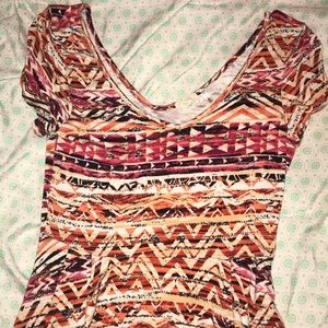 tribal print sun dress